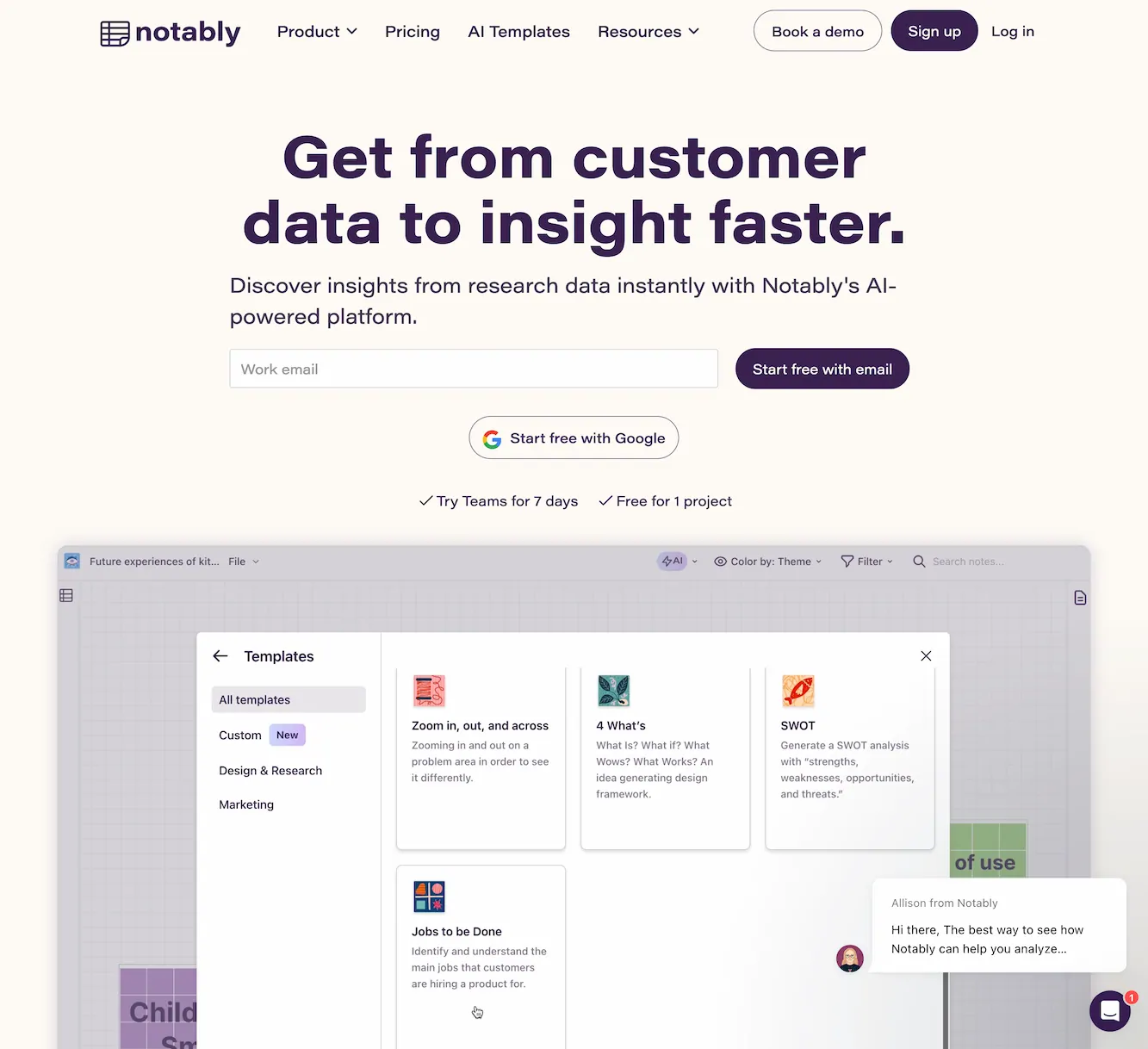 Notably.ai: AI-Powered User Research Platform