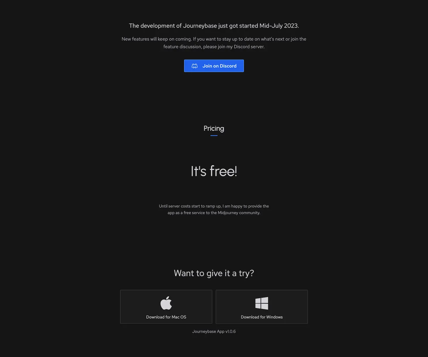 Journeybase: Free desktop application designed for Midjourney enthusiasts to efficiently organize and enhance their images
