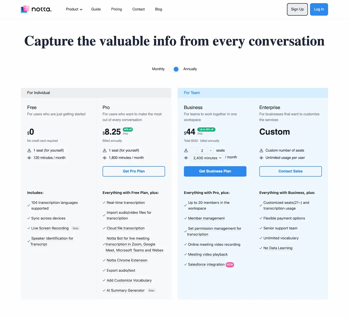 Notta - Transcribe Audio to Text Service
