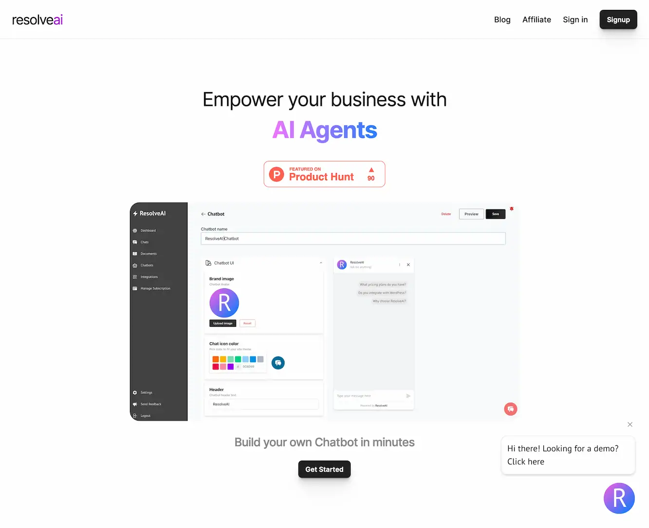 ResolveAI- ChatGPT-powered customer service chatbots