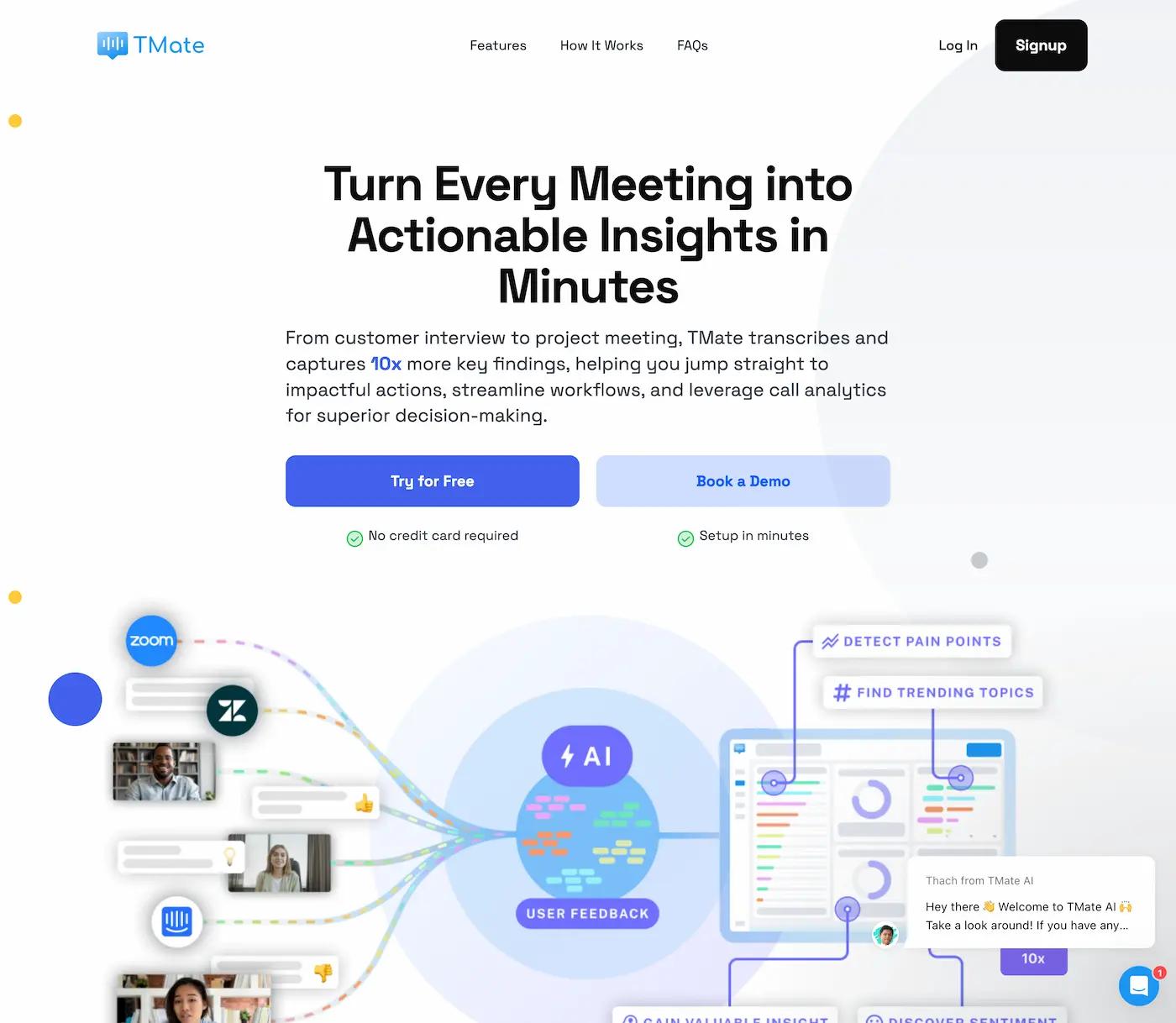 TMate AI for Capturing Meeting Insights