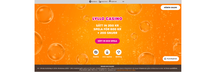 lyllo casino banner