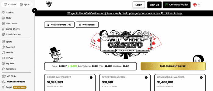 wsm casino screen shot