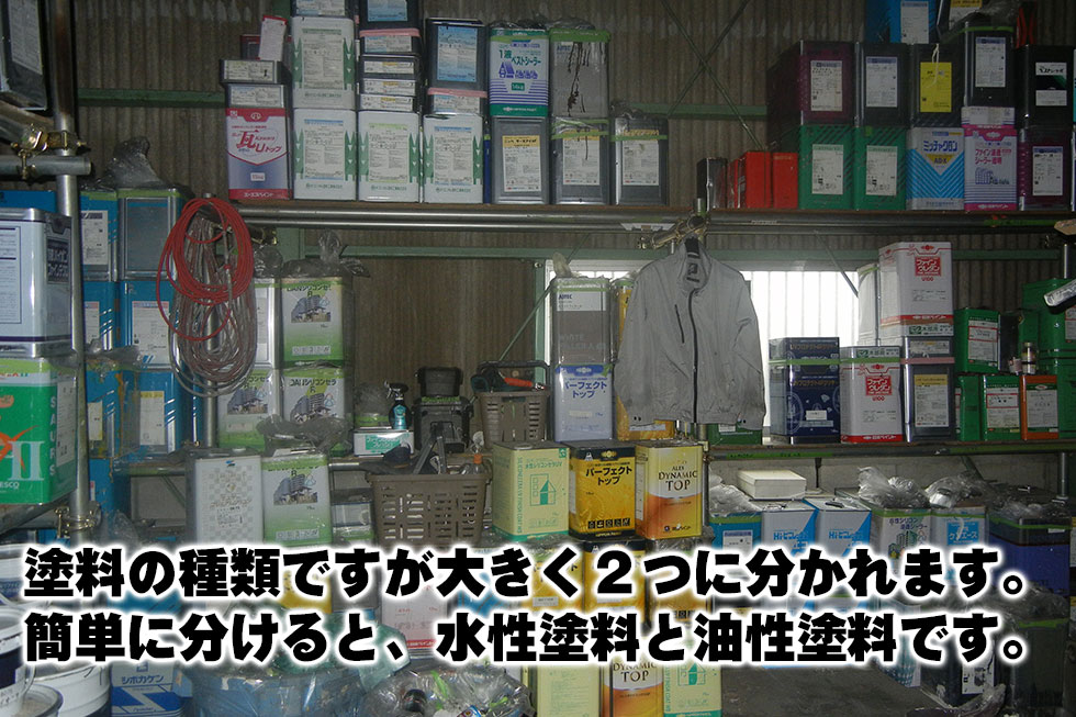 塗料の種類<