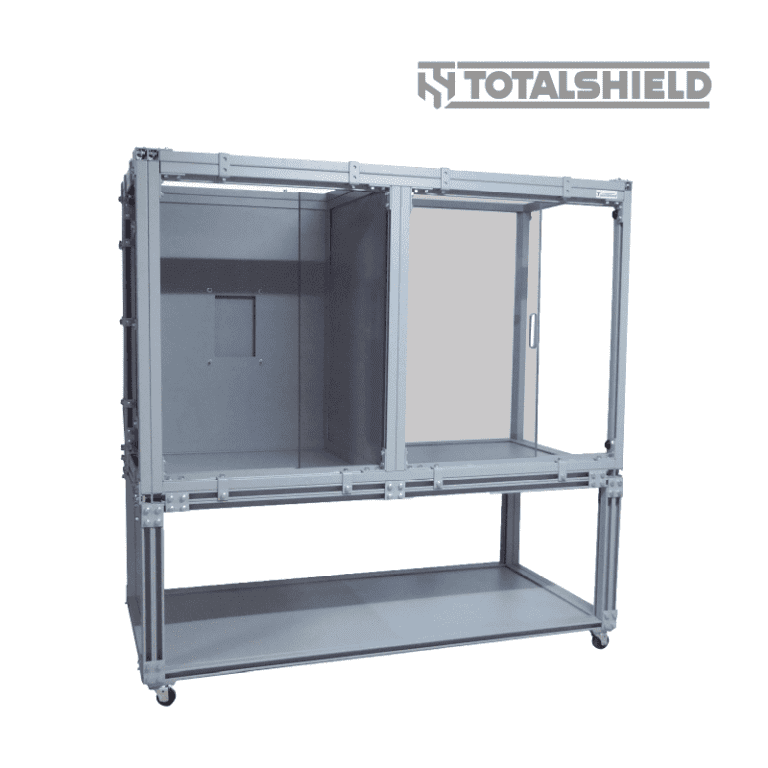 TotalShield’s portable shield unit TotalShield’s portable shield unit
