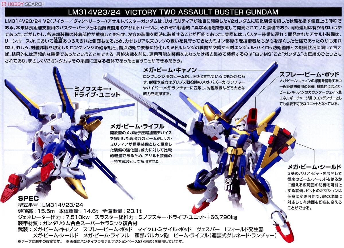 【再販】HGUC 1/144『V2アサルトバスターガンダム』機動戦士Vガンダム プラモデル-019