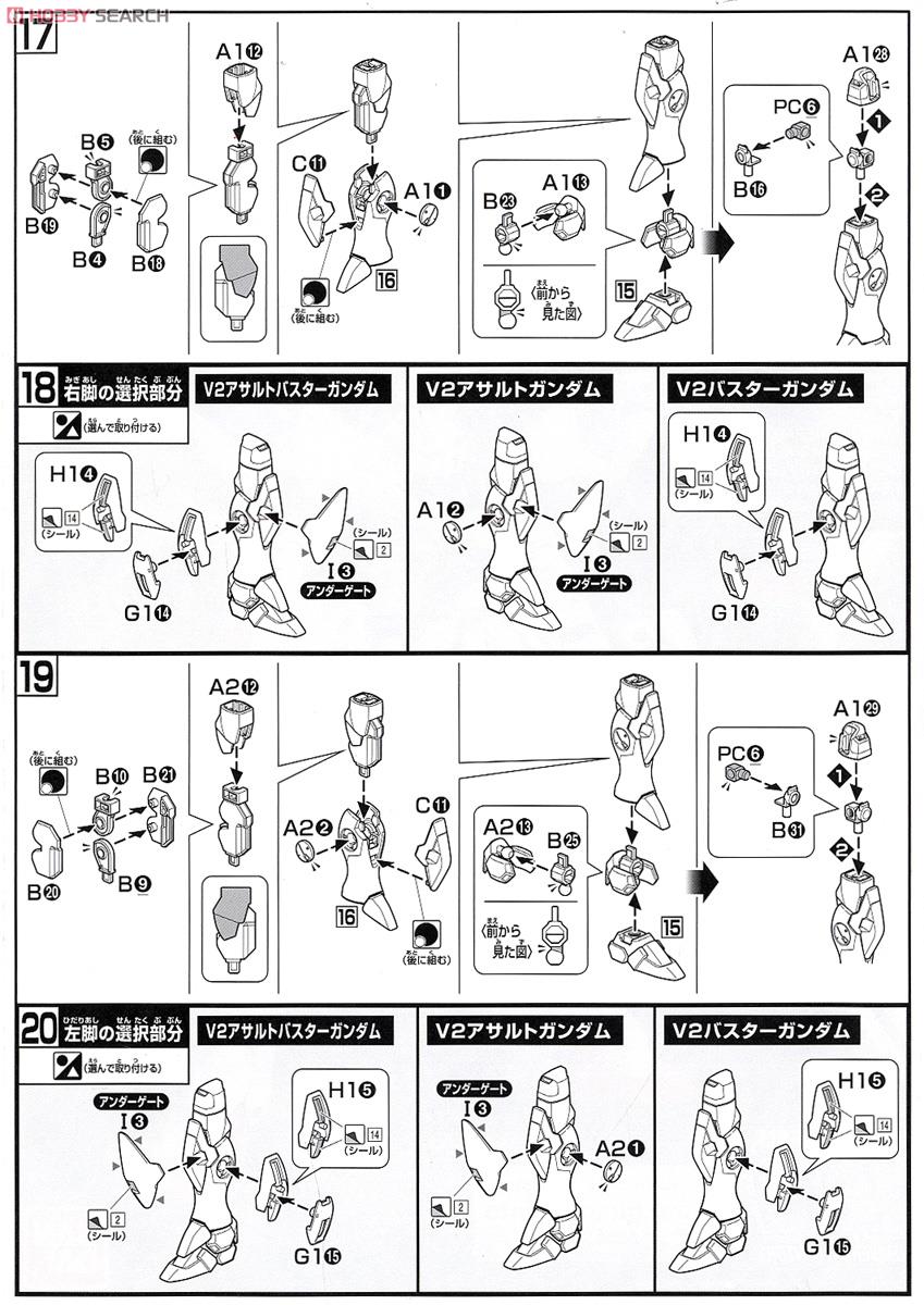 【再販】HGUC 1/144『V2アサルトバスターガンダム』機動戦士Vガンダム プラモデル-025