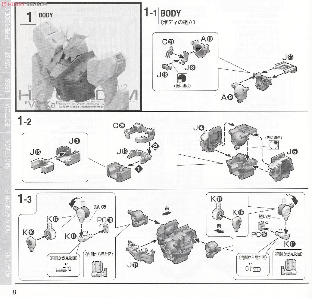 【再販】MG 1/100『Hi-νガンダム Ver.Ka』機動戦士ガンダム 逆襲のシャア ベルトーチカ・チルドレン プラモデル-020