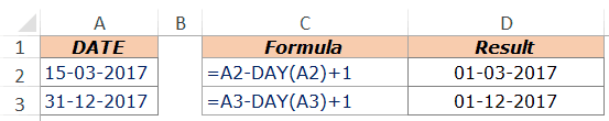 Excel DAY Function - Example 4