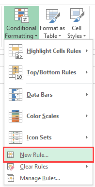 conditional formatting in incell charts