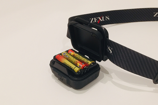 ZX-160の電池交換