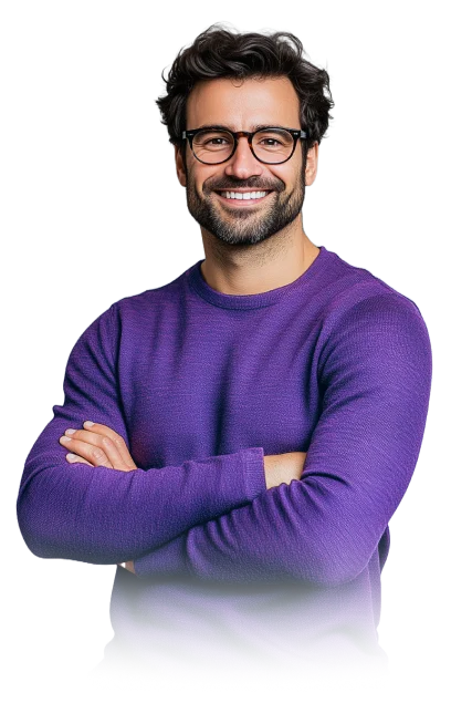 heroic person standing confidently