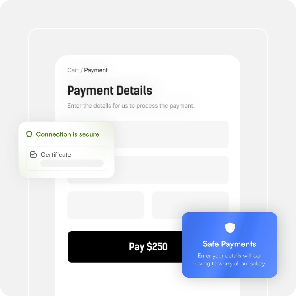 SSL secure connection icon