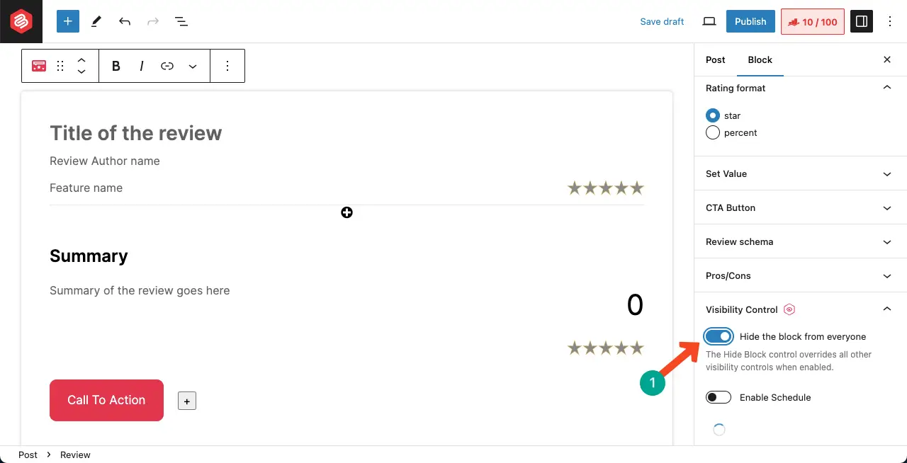Hide blocks from everyone