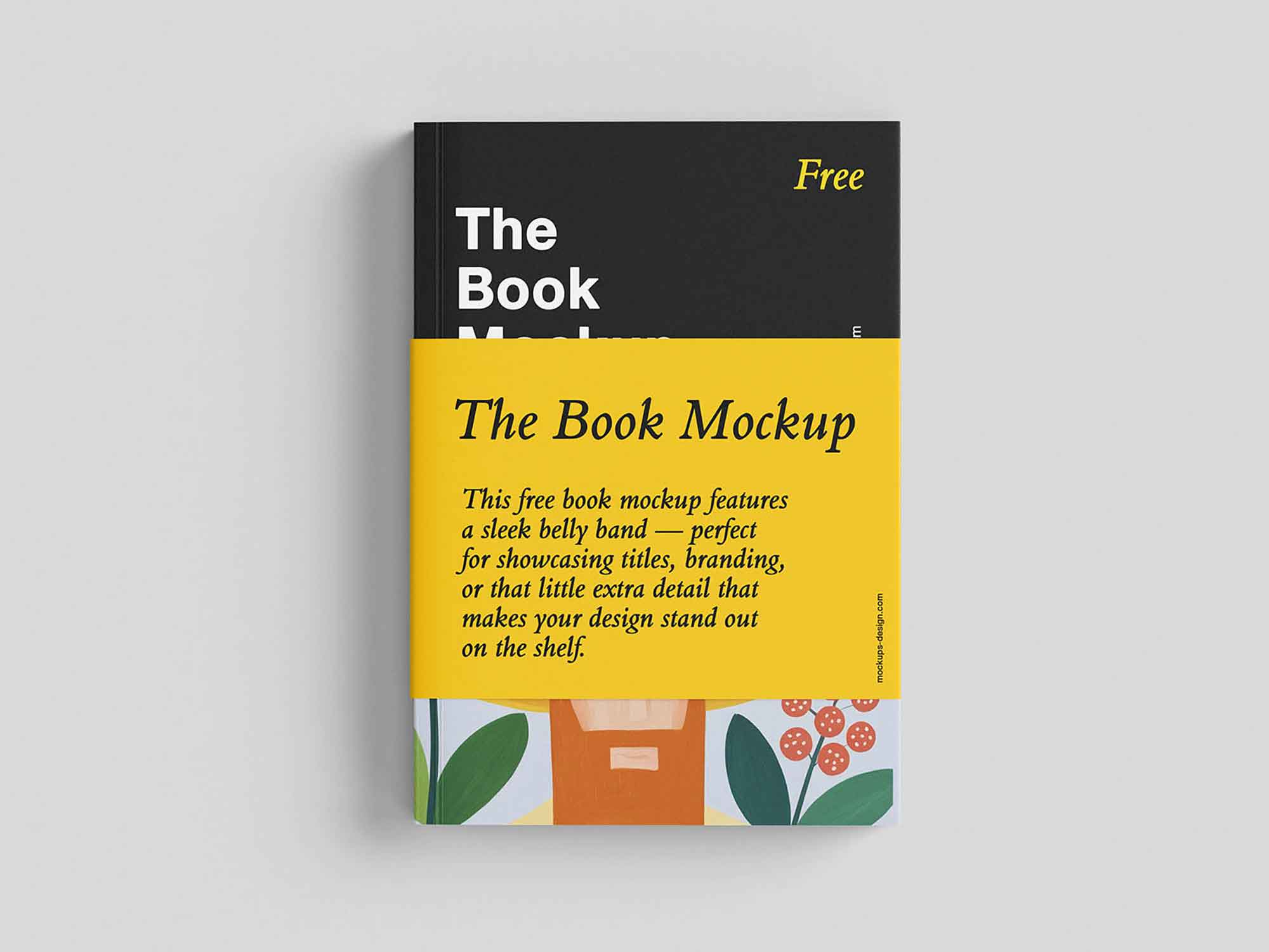 Belly Band Book Mockup 2