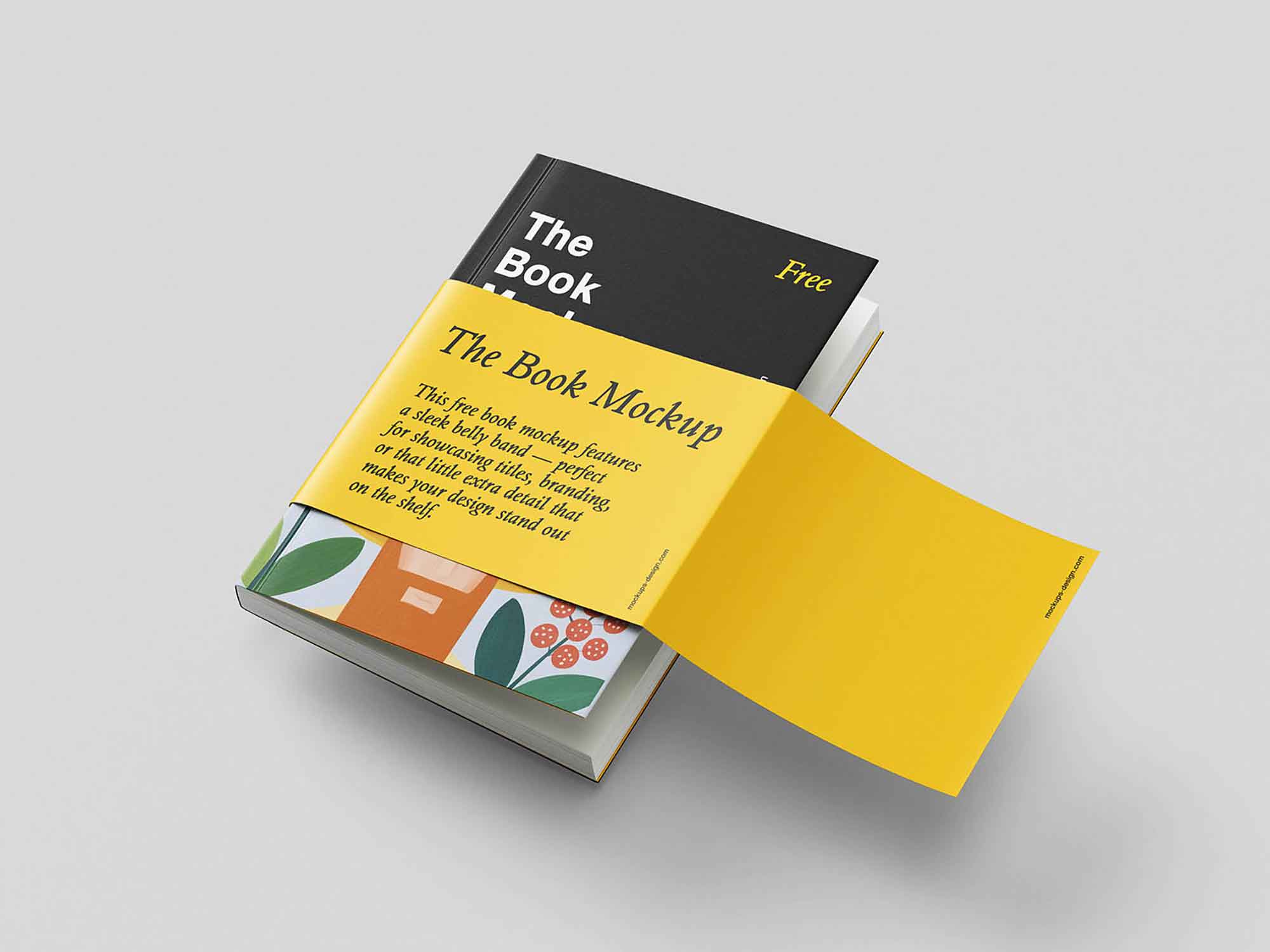 Belly Band Book Mockup 4