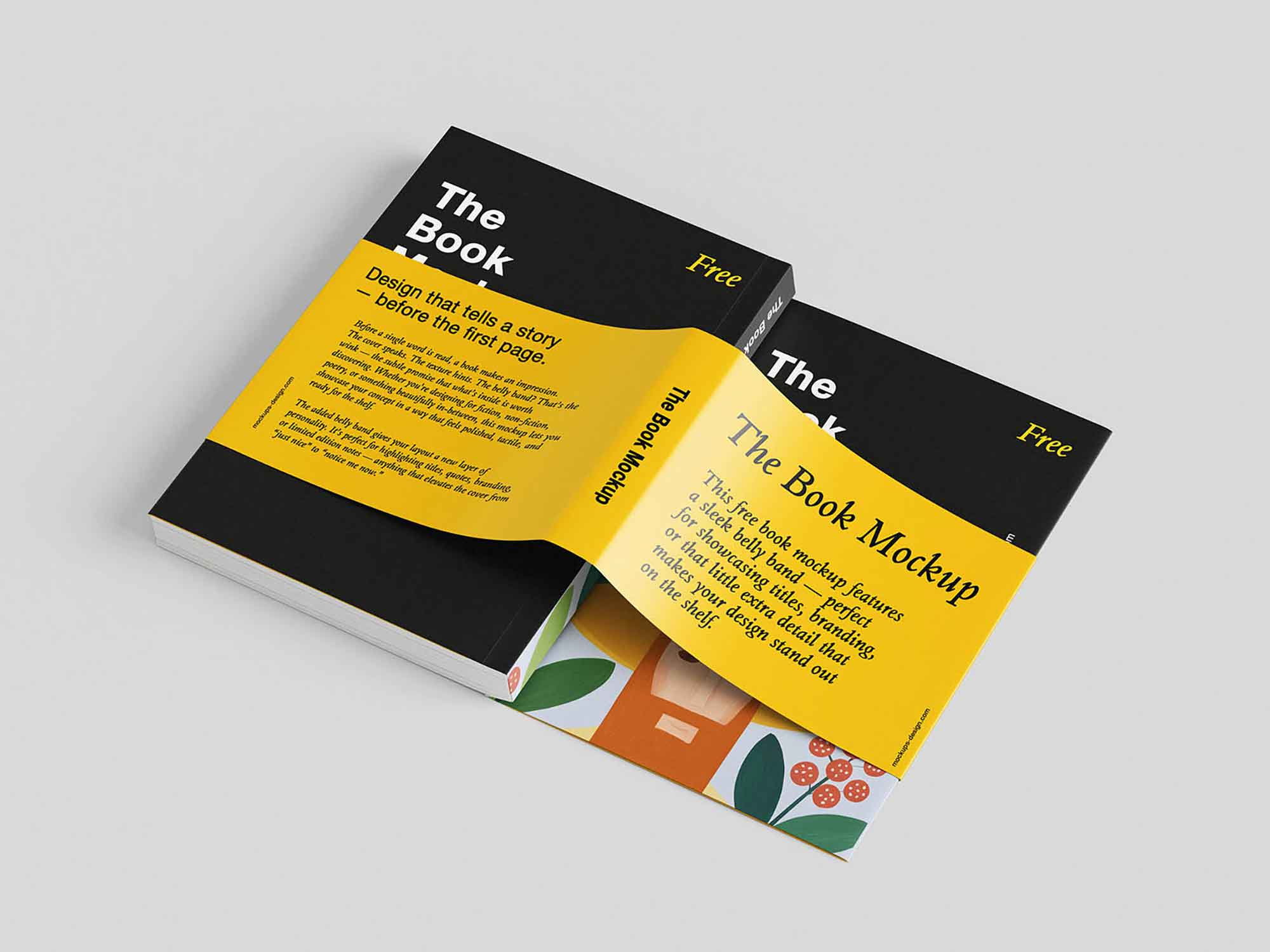 Belly Band Book Mockup 5