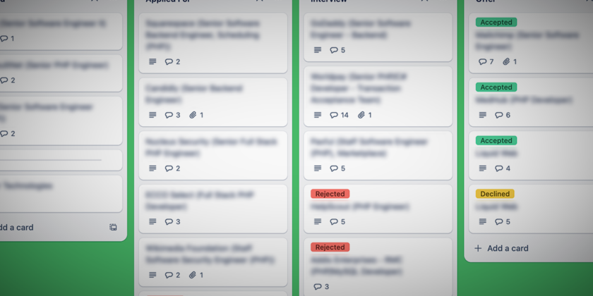 How I Trello My Job Search
