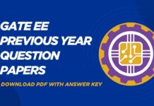 GATE EE Previous Year Question Papers – Download PDF with Answer Key GATE EE Previous Year Question Papers