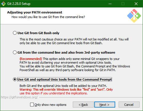 Maybe necessary steps in windows installer