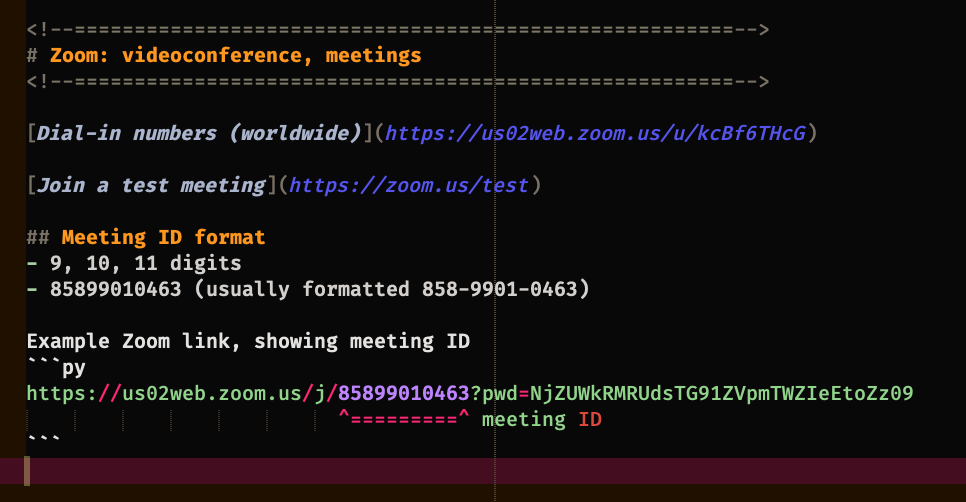 larger example showing grey punctuation