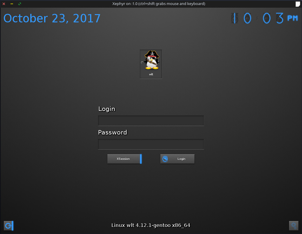 A screenshot of Entrance