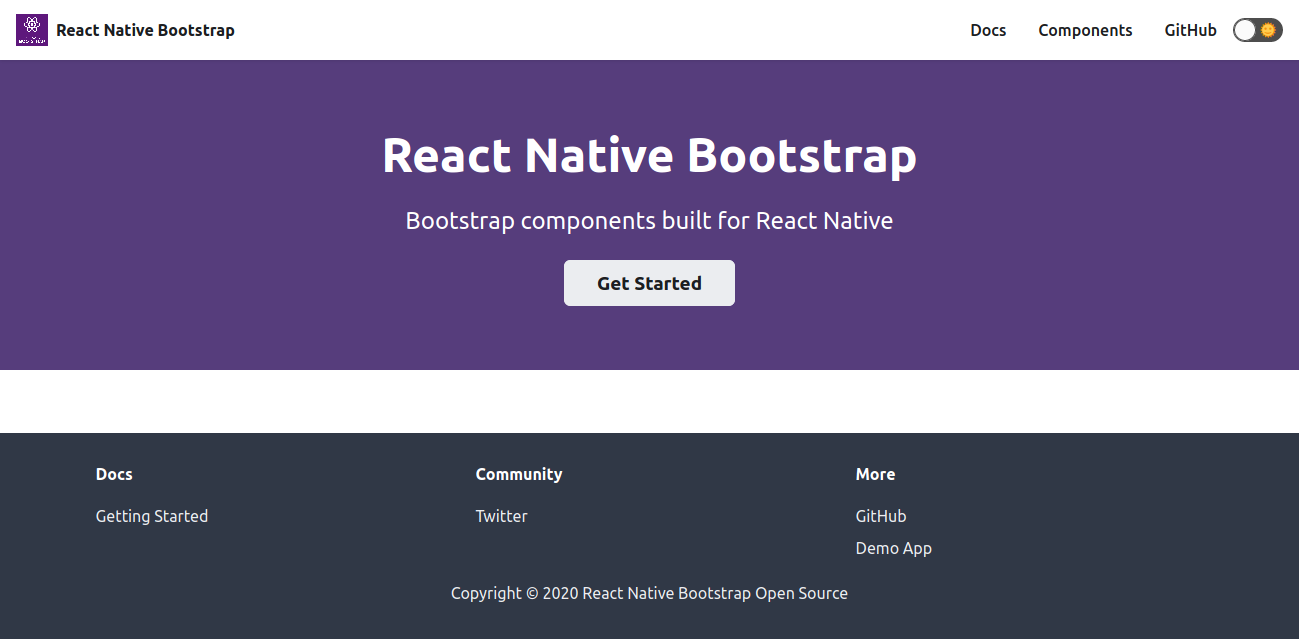 Screenshot_2020-05-31 React Native Bootstrap React Native Bootstrap(1)