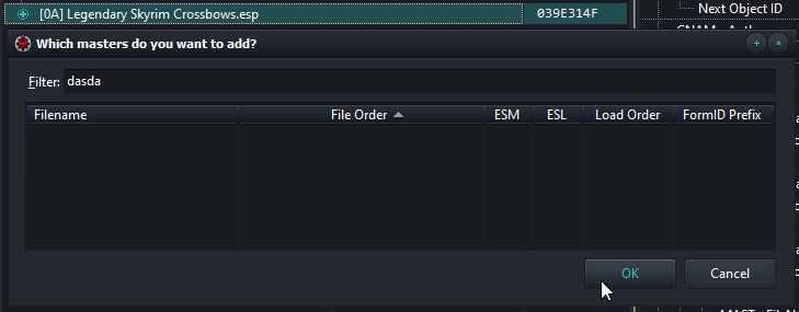 Add Master box