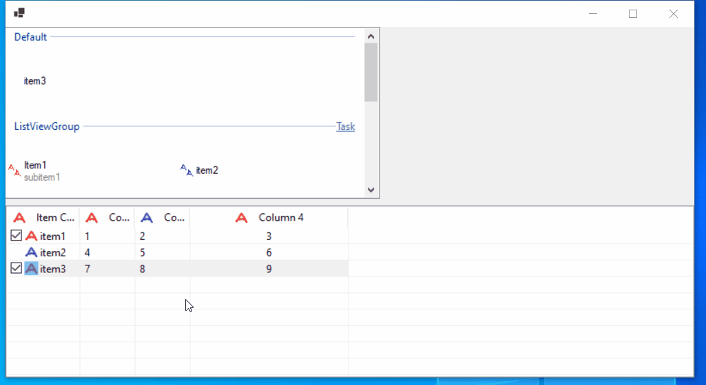 ListView in virtual mode