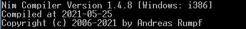nim版本