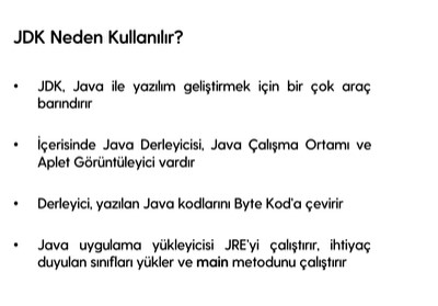 jdk neden kullanılır