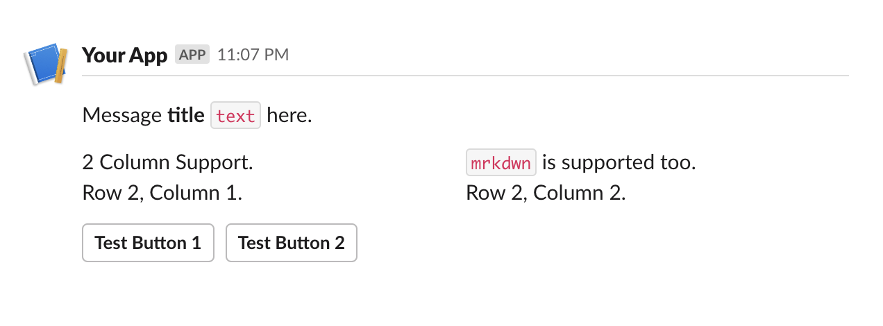Message wrapper async example
