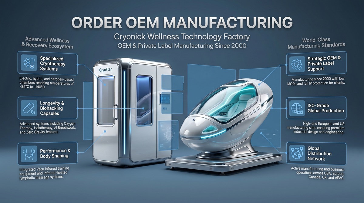 OEM Üretimi Siparişi - Cryonick Wellness Technology Factory
