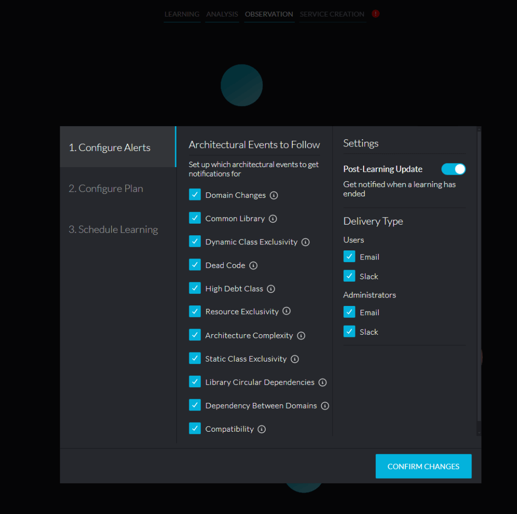 vfunction platform architectural events