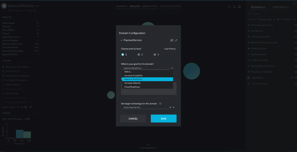 vfunction platform prioritizing resiliency tasks