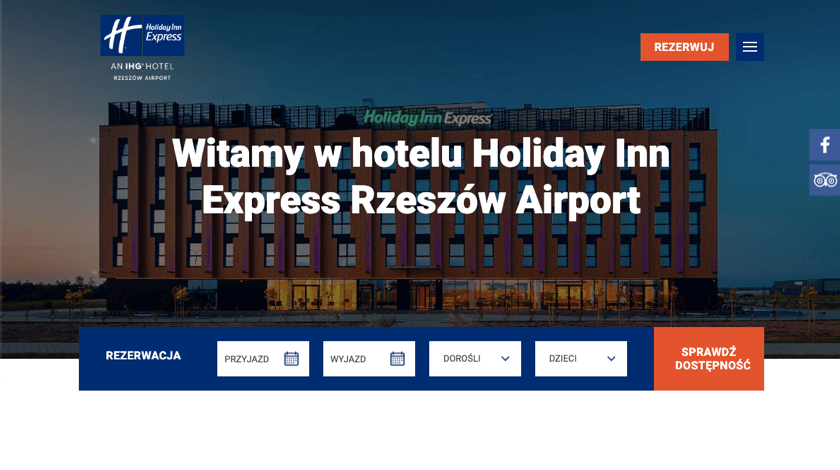 Holiday Inn Express website example Holiday Inn Express website