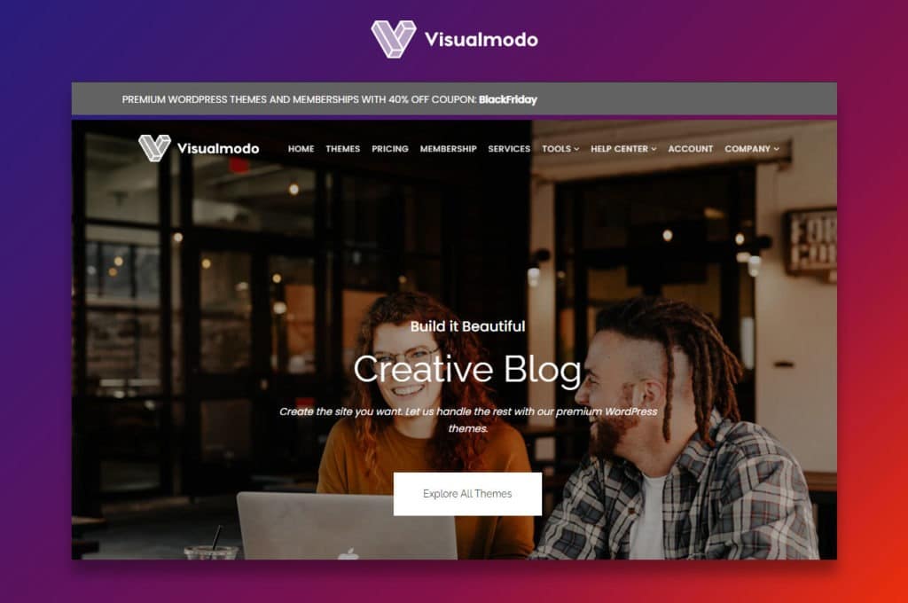 Alert message top banner example