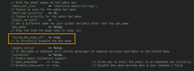 Redux Framework Plugin Remove WordPress Ads Banner