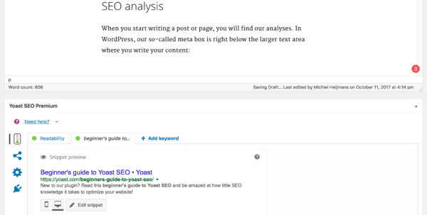 SEO analysis