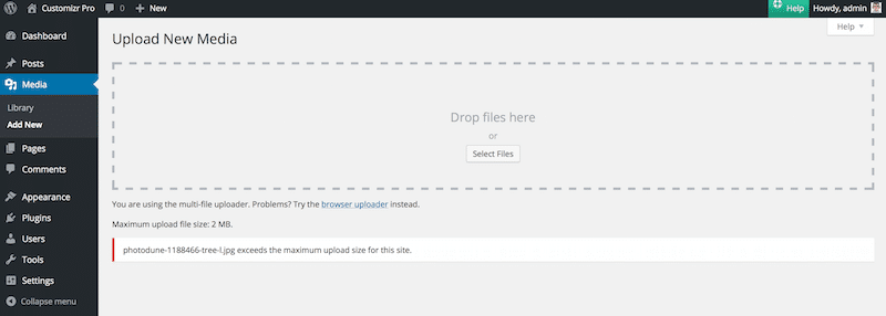 How to fix maximum upload and PHP memory limit issues in WordPress
