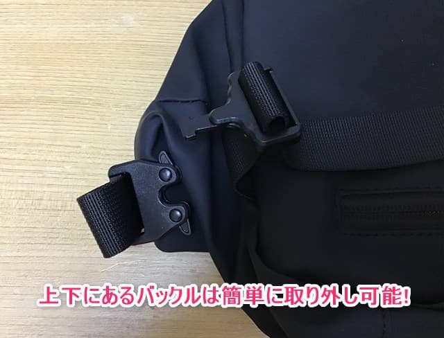 ボディバックバックル