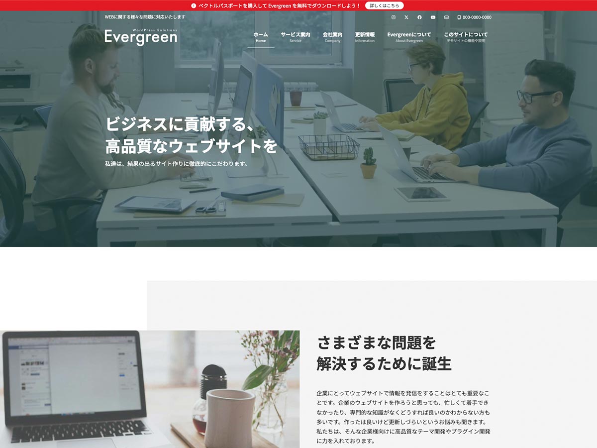 Lightning ビジネス ( Evergreen 使用 )