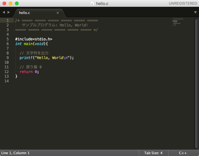 Sublime Text - フォントサイズを変更・設定する方法 1 sublime-text-font-size-01