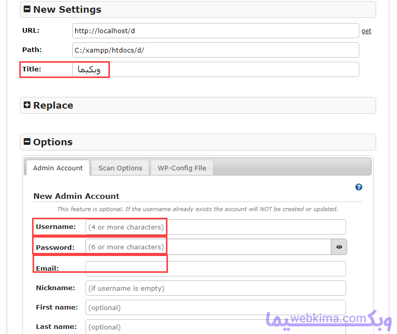 آموزش نصب بسته نصبی وردپرس در لوکال هاست