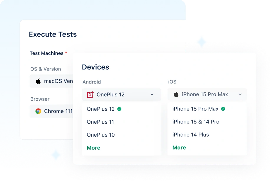 Seamless mobile, web app and cross-browser testing Seamless mobile, web app and cross-browser testing