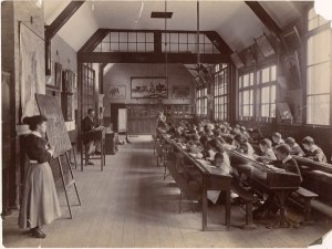School Room, Cottage Homes, Wednesfield, c. 1910