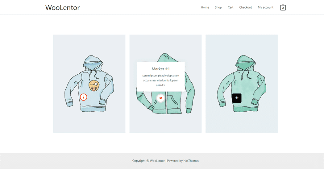 WooLentor Image Marker Widget