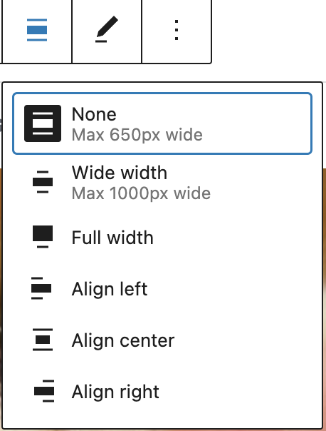 Change Alignment in the Imgur Embed block