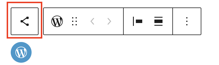 Select social icons block
