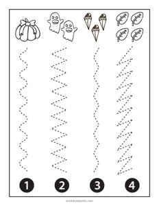 Trace the Lines to Reach the Mark